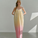 Get trendy with [UNOSA] Sun Kissed Petals Midi Dress Gown -  available at Peiliee Shop. Grab yours for $76 today!