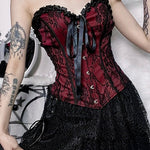 Get trendy with The Classic Gothic Corset Top -  available at Peiliee Shop. Grab yours for $23 today!