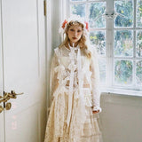 Get trendy with [August Unicorn] Wedding Lace Cake  Skirt - Dresses available at Peiliee Shop. Grab yours for $129 today!