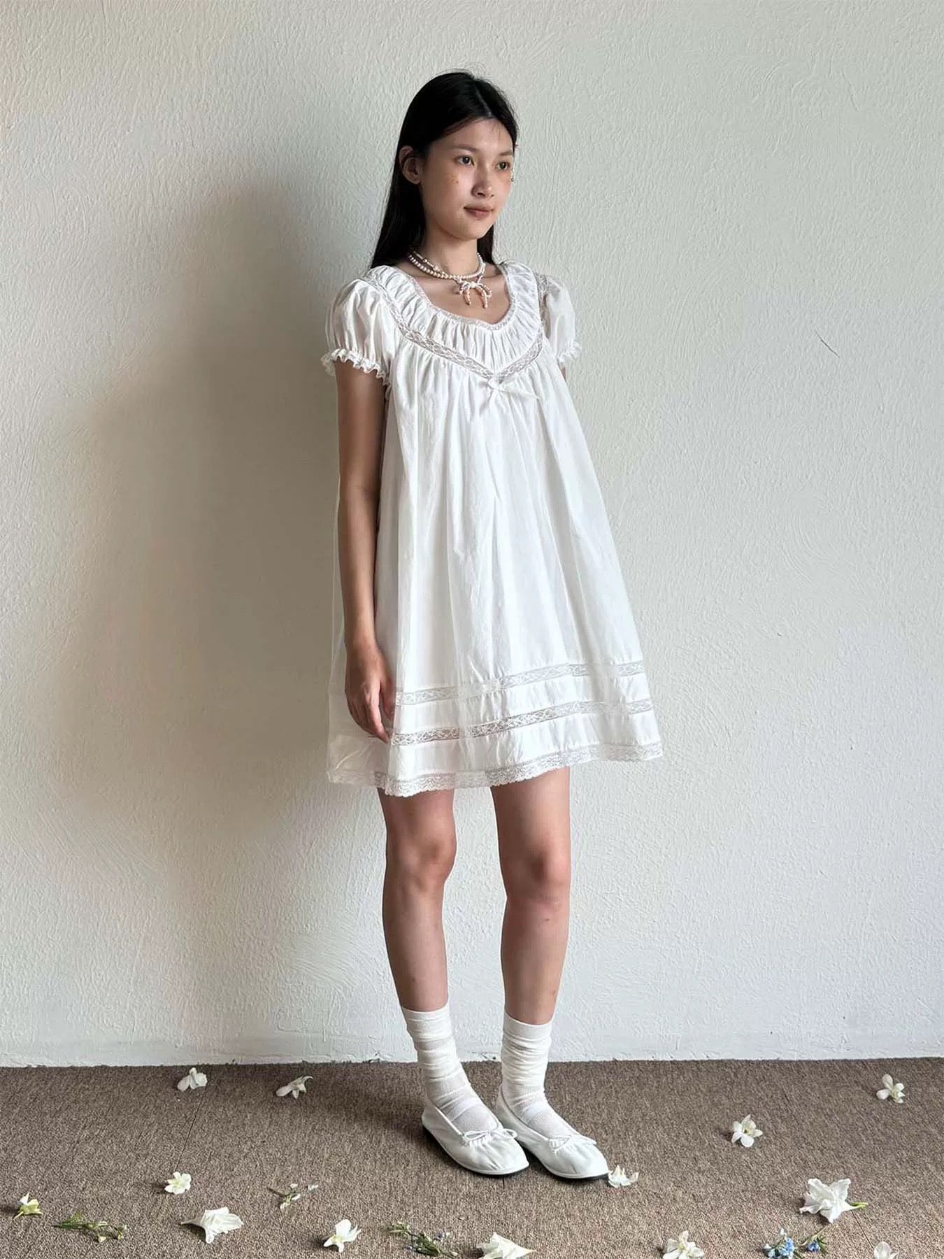 Get trendy with [Pacific Position] The Freedom In Me Cotton Dress - Dress available at Peiliee Shop. Grab yours for $85 today!