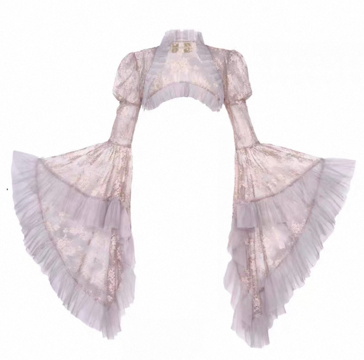 Blood Supply Moonlight Spirit Lace Bell Sleeves Cardigan