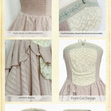 Get trendy with Rose Island AW24 Elf Guardian - The Girl Fairy Angel Mini Dress - Crop Top available at Peiliee Shop. Grab yours for $38 today!