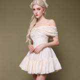 First Date NYC Annie Off Shoulder Bowknot Dress