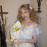 [August Unicron] Fairy In Blue Maxi Dress