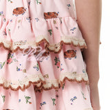 Rose Island Deer Core Layer Mini Skirt