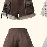 Rose Island Rose Letter Adventures Little Pocket Shorts 100% Cotton