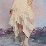 [Lactose Studio] Lacy Lullaby Midi Skirt