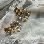 Get trendy with 2 Pieces Princess Pearls Hair Clips -  available at Peiliee Shop. Grab yours for $4.50 today!