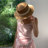 Get trendy with [Tailor Made] Sakura Cottage Crop Top Set -  available at Peiliee Shop. Grab yours for $38 today!