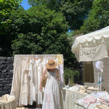 Get trendy with [Tailor Made] Aroma After Rain Handmade Cotton Dress -  available at Peiliee Shop. Grab yours for $89 today!