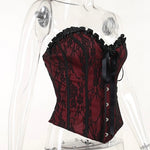 Get trendy with The Classic Gothic Corset Top -  available at Peiliee Shop. Grab yours for $23 today!