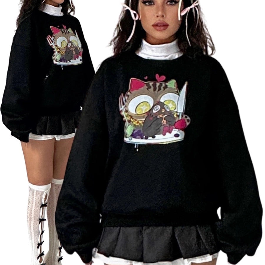 Get trendy with [Ricchie]Little Monster Cartoon Fleece Hoodie -  available at Peiliee Shop. Grab yours for $50.50 today!