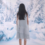 Get trendy with [Rose Island] Icy Snow Feather Dress -  available at Peiliee Shop. Grab yours for $57 today!