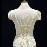 KittenClaw Vintage Lace Cross 100% Cotton Top
