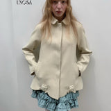 UNOSA Vanilla Rose Coat