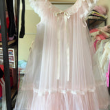 Get trendy with [August Unicorn] Rose romance transparent outer dress - Dresses available at Peiliee Shop. Grab yours for $75 today!