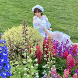 Get trendy with [August Unicorn] Handmade Floral Heaven Dress - Dresses available at Peiliee Shop. Grab yours for $222 today!