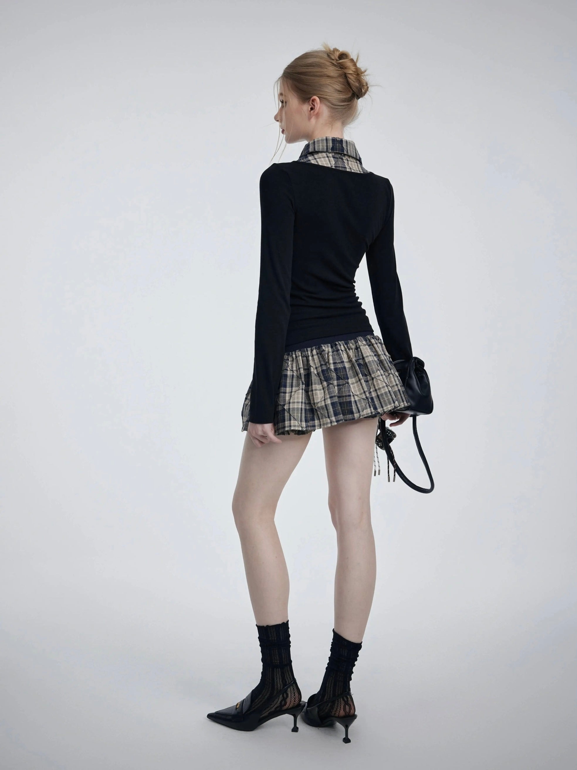 Get trendy with [Customizable] Campus Chic School Girl Mini Dress Sweater Set -  available at Peiliee Shop. Grab yours for $38 today!