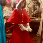 Get trendy with Little Riding Hood Fairy Tale Christmas Knitting Cape Cosplay -  available at Peiliee Shop. Grab yours for $39.90 today!