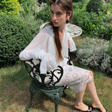 [Pre-order 15% At Checkout] SPOII UNOSA Clair de Romance Ruffle Sleeve Blouse