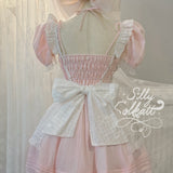 Silly Solkatt Alice’s Angel Aura White Gingham Apron Set