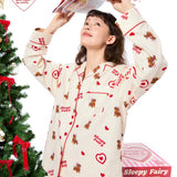 Sleepy Fairy Dachshund Brushed Flannel Pajama Set