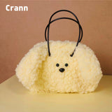 Butter Puppy Fluffy Hand Bag
