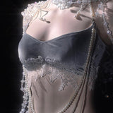 [Blood Supply] Tears Of The Abyss - Siren’s Halter Tank Top