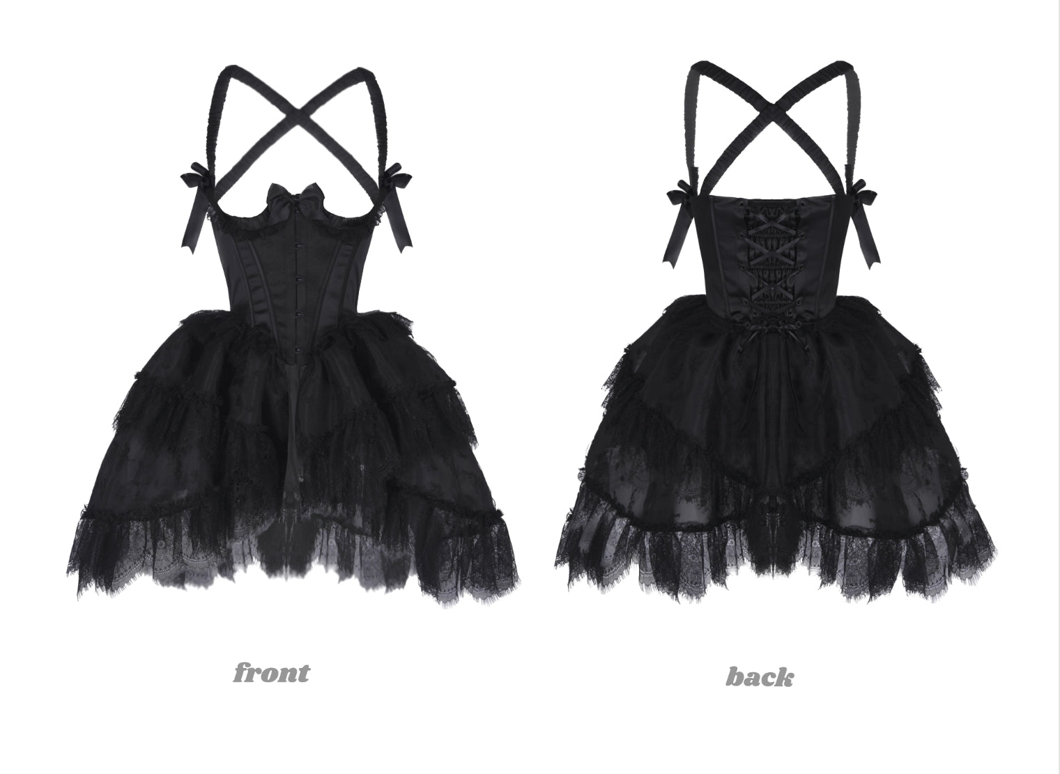 Get trendy with Transformed Butterfly Corset Dress Set -  available at Peiliee Shop. Grab yours for $30 today!