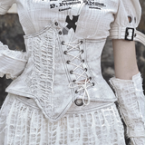 Get trendy with [Blood Supply] Madhouse Distressed Fishbone Waist Belt - Apparel & Accessories available at Peiliee Shop. Grab yours for $38.90 today!