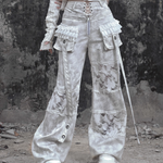 Get trendy with [Blood Supply] Madhouse Distressed Workwear Pants - Apparel & Accessories available at Peiliee Shop. Grab yours for $54 today!