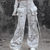 Get trendy with [Blood Supply] Madhouse Distressed Workwear Pants - Apparel & Accessories available at Peiliee Shop. Grab yours for $54 today!
