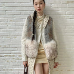 Get trendy with [SPOII UNOSA] Vintage Charm Faux Fur Autumn Vest - Coat available at Peiliee Shop. Grab yours for $66 today!