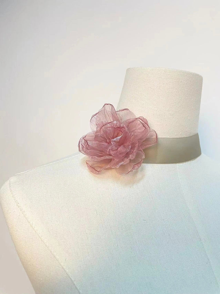 Rose Aroma Handmade Choker - Premium  from Tailor Made Wedding Dress - Just $18! Shop now at Peiliee Shop