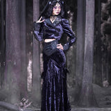 Get trendy with [Blood Supply]Moon Goddess Fishtail Long Skirt - Clothing available at Peiliee Shop. Grab yours for $48 today!