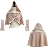 Rose Island Elf’s Cozy Little Pink Cape and Gloves Set