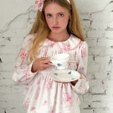MineBeThyVers Rose Melody Peter Pan Collar Babydoll Blouse