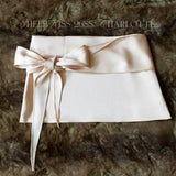 Sheepkiss Charlotte Satin A-Line Skirt