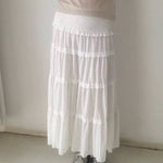 Get trendy with Sic Astra Snow Doll Coquette Midi Skirt - Accessories available at Peiliee Shop. Grab yours for $39 today!