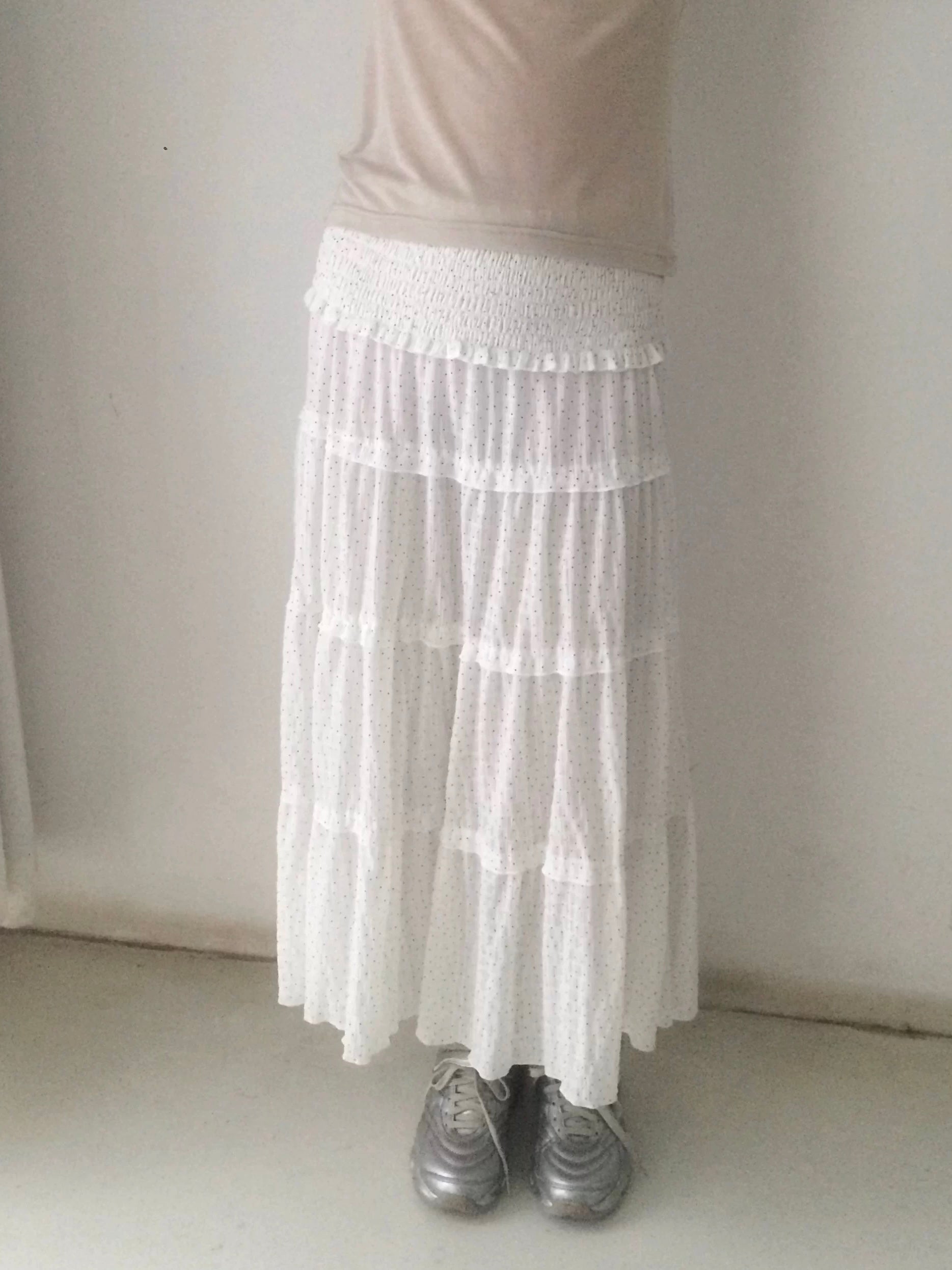 Get trendy with Sic Astra Snow Doll Coquette Midi Skirt - Accessories available at Peiliee Shop. Grab yours for $39 today!