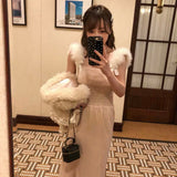 Get trendy with Mon Chérie Belle Charm Satin Midi Dress Evening Dress Christmas - Dresses available at Peiliee Shop. Grab yours for $36 today!