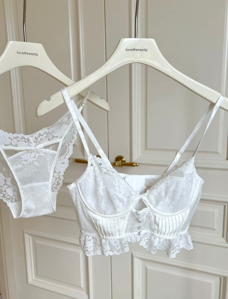 French Sweet  Lace Lightweight set - Premium  from Love Three Pigs - Just $22.50! Shop now at Peiliee Shop