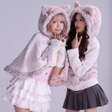 Evil Tooth Shibuya Kitty Knit Cape
