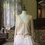 SheepKiss Lily of the Valley Merino Knit Cardigan