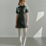 Get trendy with [UNOSA] Doll House Polo Mini Dress -  available at Peiliee Shop. Grab yours for $55 today!