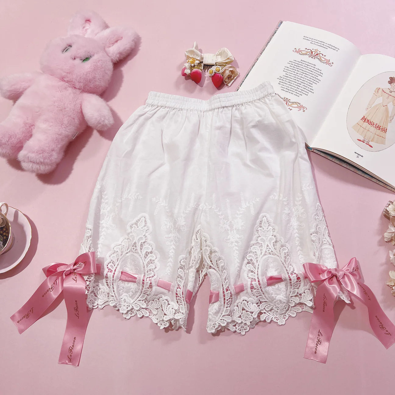 Get trendy with [Le Flacon] 'Lolita98' Vintage-inspired Camisole and Bloomers Set - customized -  available at Peiliee Shop. Grab yours for $109 today!