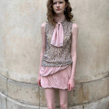 [Pre-order 15% At Checkout] SPOII UNOSA 2000s Runway Pink Leopard Set