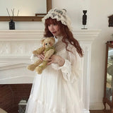 August Unicorn Edwardian Fairy Doll Silk Cotton Dress