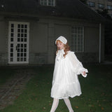 August Unicorn Edwardian Fairy Doll Silk Cotton Dress