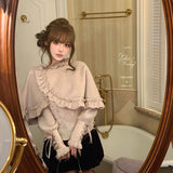 Catherine Princess Wool Blended Cape